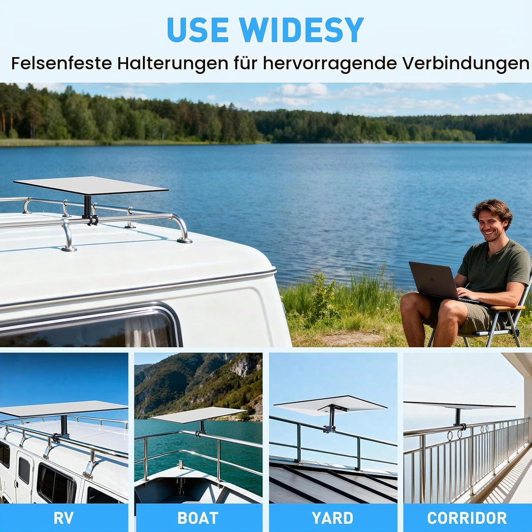 Starlink Gen 3 RV Ladder Mount &amp; Roof Rack Mount, Starlink Gen 3 Halterung Verstellbarer Installatio