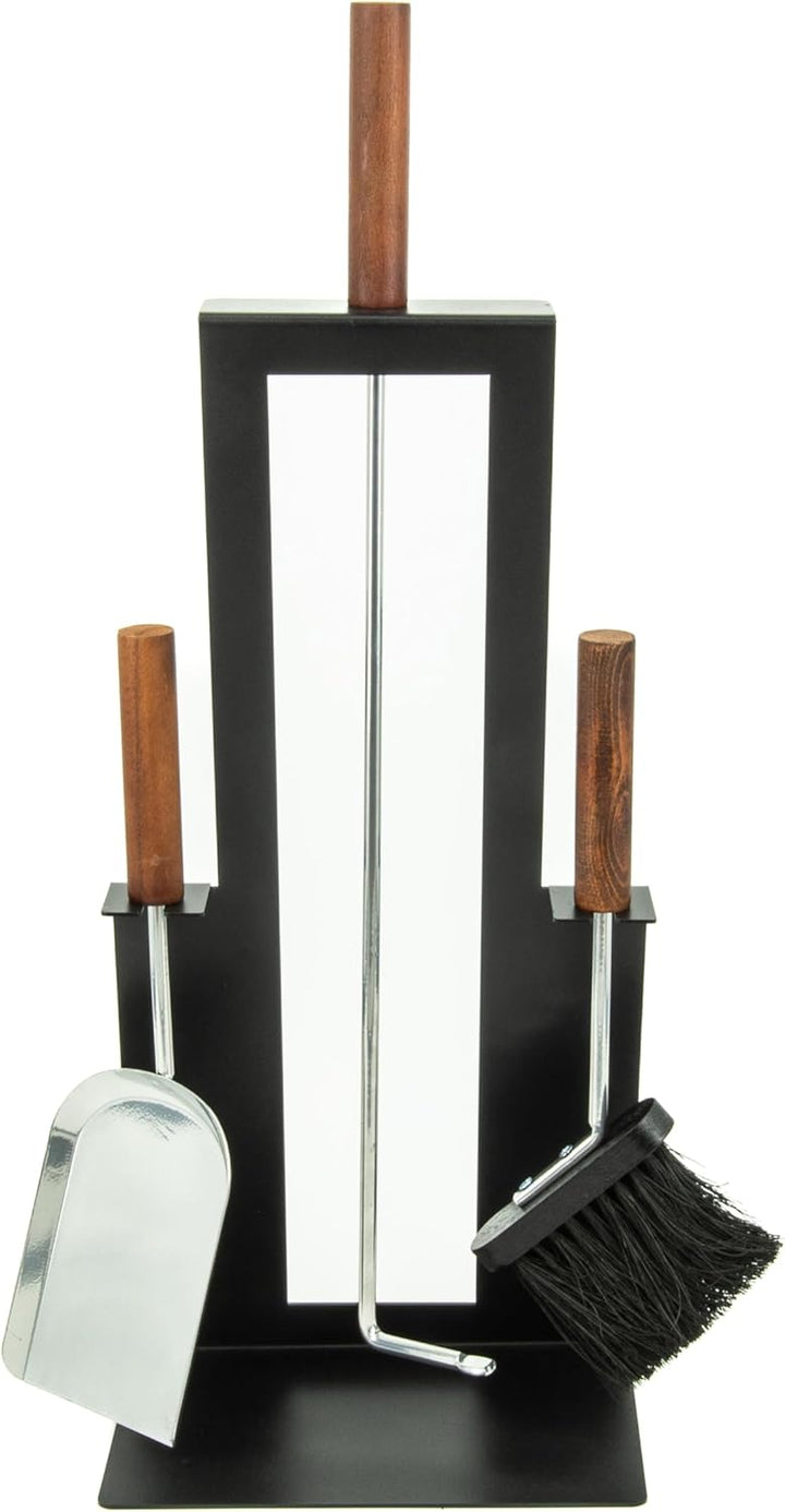 Valo Kaminbesteck Malmö (3 teilig, inkl. Kaminbesen, Schaufel und Schürhaken, Kamingarnitur, Kaminse