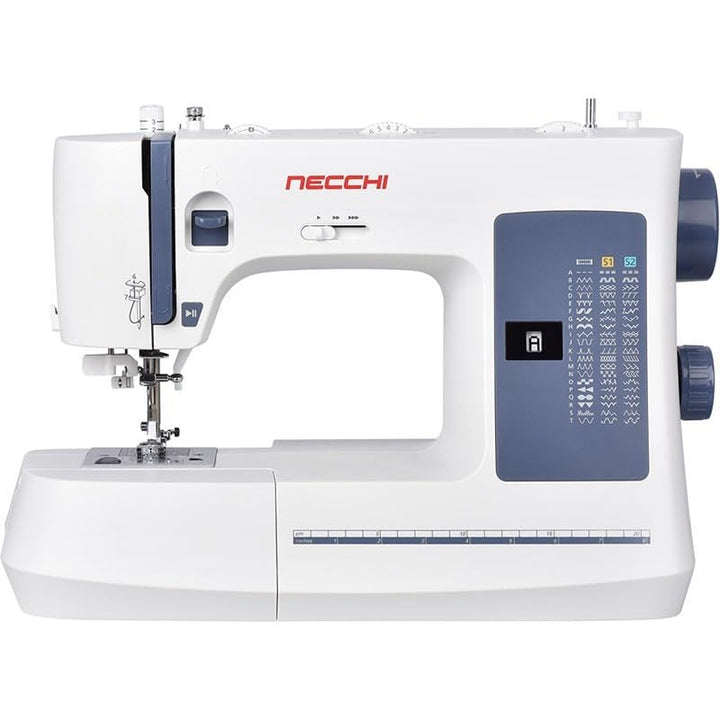 Necchi NC-59QD Computernähmaschine | 59 Stiche & 1-Step Knopfloch | Start/Stop & Geschwindigkeitsreg