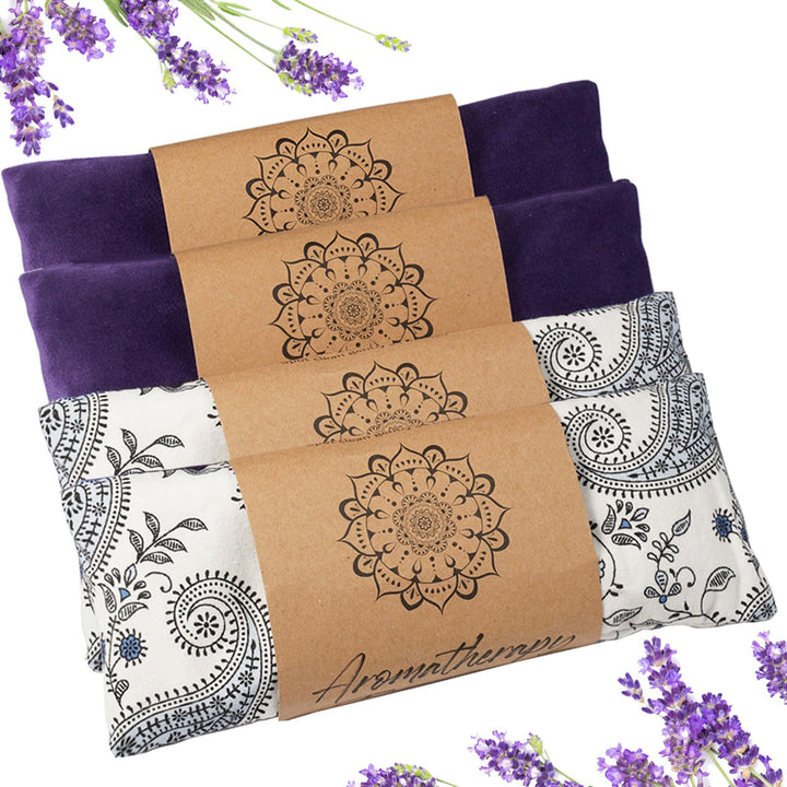 Hihealer 2er / 4er-Pack Augenmaske Gewichts-Augenmaske mit Lavendel-Aromatherapie für Schlaf, Yoga,