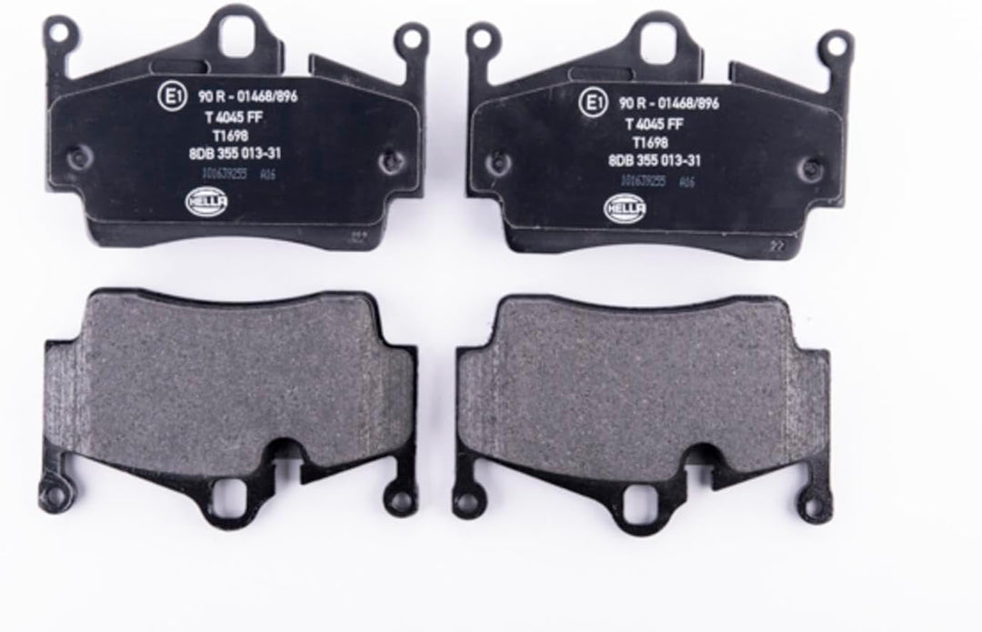 HELLA PAGID 8DB 355 013-311 Bremsbelagsatz - T1698 - Dicke/Stärke: 15.5mm - Bremssystem: Brembo - fü