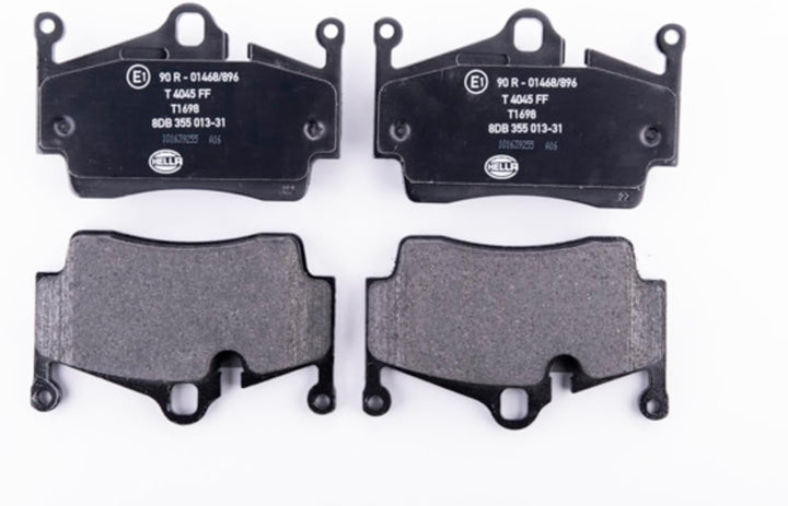 HELLA PAGID 8DB 355 013-311 Bremsbelagsatz - T1698 - Dicke/Stärke: 15.5mm - Bremssystem: Brembo - fü