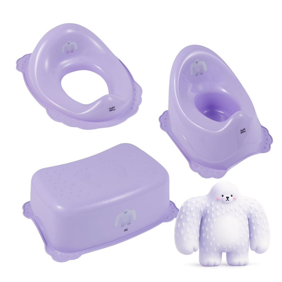 Hylat Baby 3in1 Töpfchen-Set für Kinder - Toilettensitz, Tritthocker & Töpfchen - Kindertoilette für