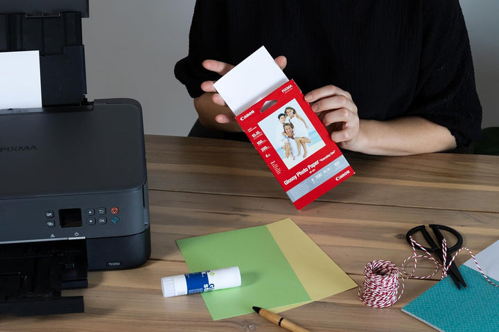 Canon Fotopapier GP-501 glänzend weiss - 10x15cm 100 Blatt für Tintenstrahldrucker - PIXMA Drucker (