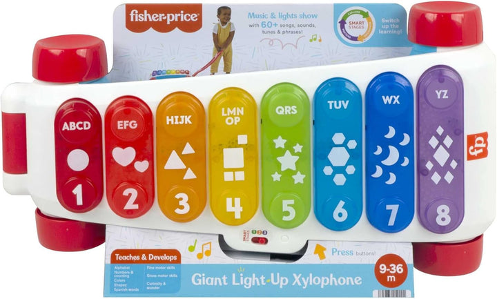 Fisher-Price HJK37 Baby Xylophon, Mehrfarbig