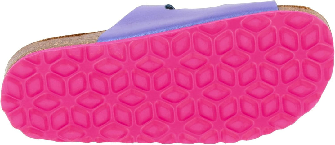 Lico Damen Bioline Pantoletten, Lila Pink