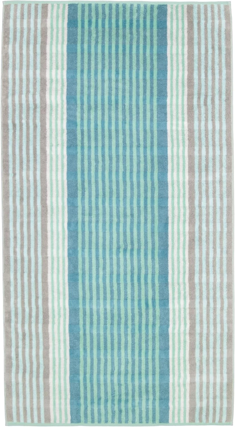 CAWÖ Home Handtücher Noblesse Harmony Streifen 1085 Jade - 47 Duschtuch 80x160 cm, Duschtuch 80x160