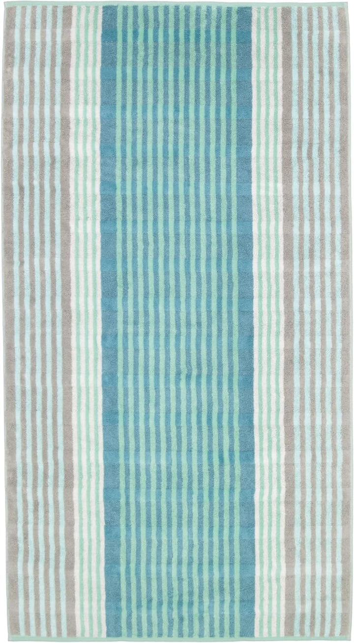 CAWÖ Home Handtücher Noblesse Harmony Streifen 1085 Jade - 47 Duschtuch 80x160 cm, Duschtuch 80x160