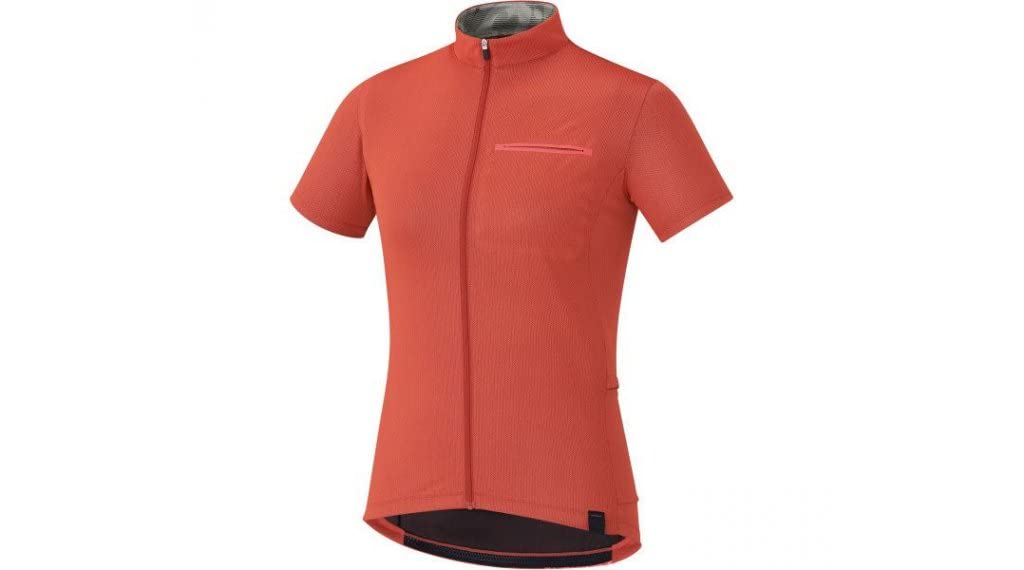 SHIMANO Damen Maillot M/C Sh W Transit Shirt Einheitsgrösse Rot, Einheitsgrösse Rot