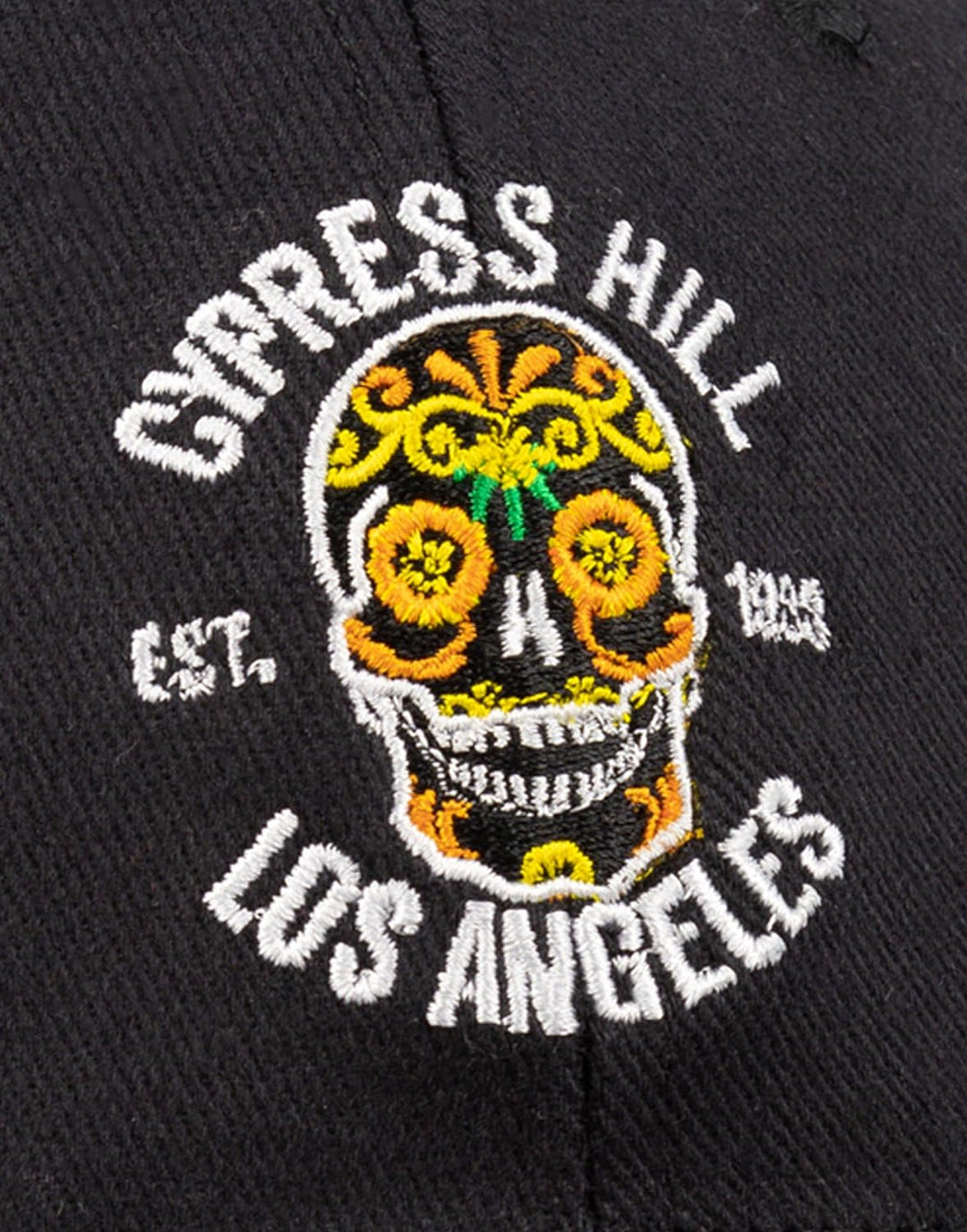 Cypress Hill Cap Unisex Schädel Logo Schwarzer Snapback | Musikartikel One Size
