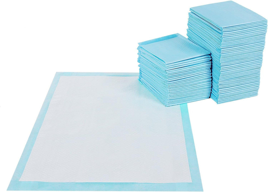 Feandrea Puppy Pads, Welpen-Unterlage, 90 x 60 cm, 100 Stück, blau-weiss PTD90B L (90 x 60 cm), L (9