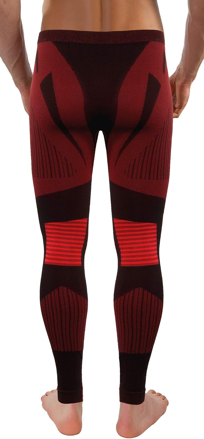 sesto senso Herren Funktionsunterwäsche Set Kurzarmhemd Leggings Schnelltrocknend Skiunterwäsche XL
