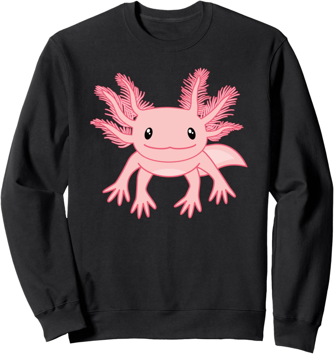 Süsses Rosa Axolotl Kawaii Axolotls Sweatshirt