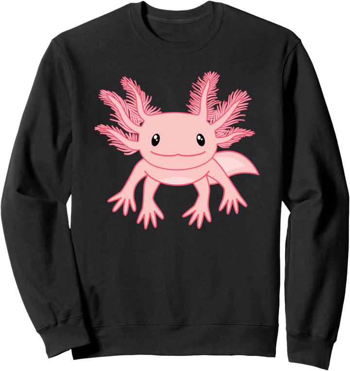 Süsses Rosa Axolotl Kawaii Axolotls Sweatshirt