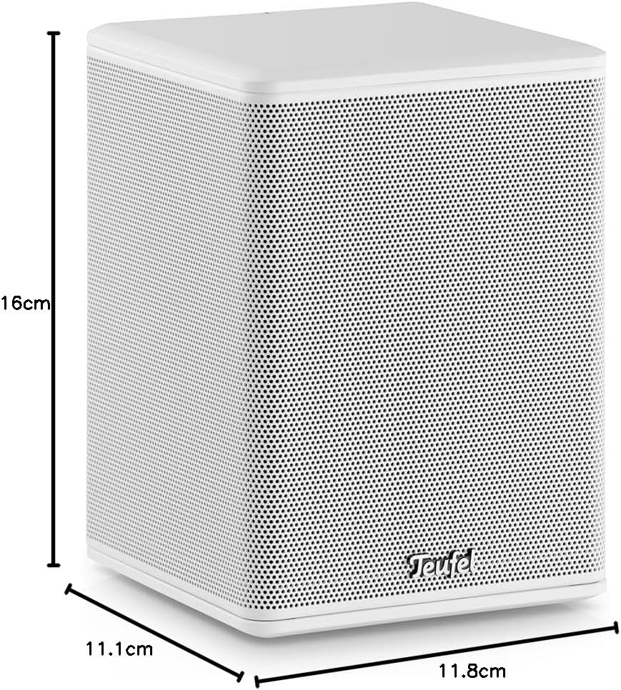 Teufel Effekt 2 Kabelloses, aktives Stereo-Lautsprecher-Paar als Rear-Speaker - weiss, Weiss
