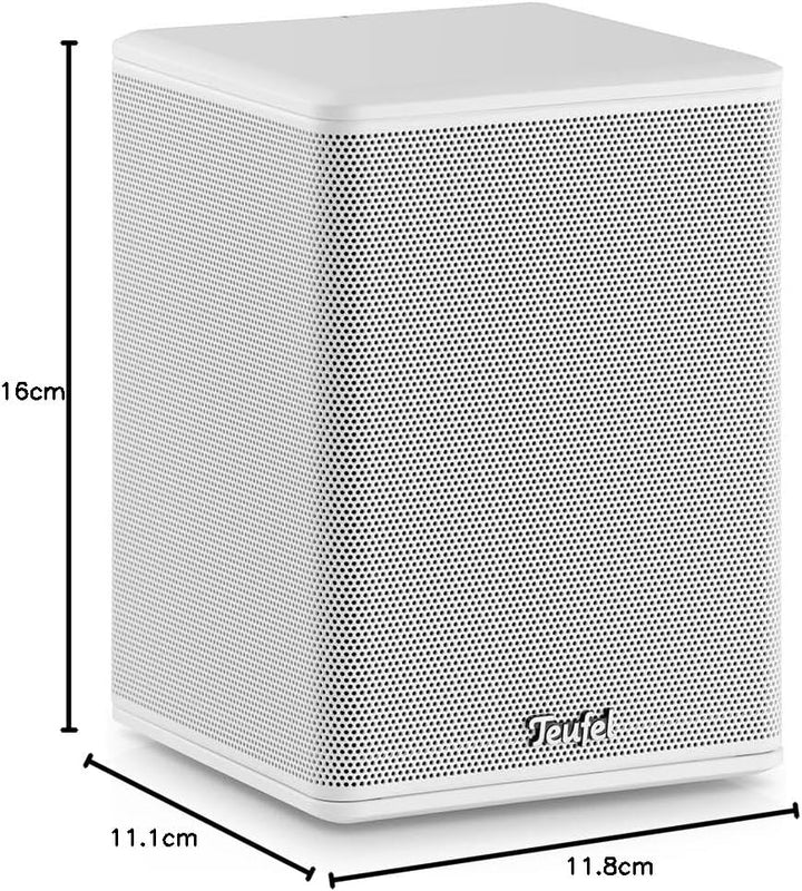 Teufel Effekt 2 Kabelloses, aktives Stereo-Lautsprecher-Paar als Rear-Speaker - weiss, Weiss