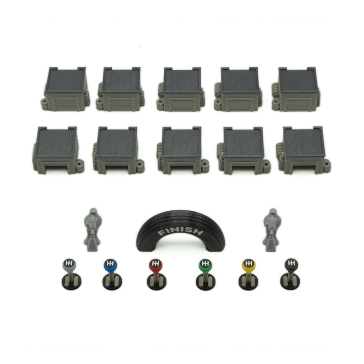BGExpansions – Komplettpaket für die Erweiterung Heat: Pedal to The Metal und Torrential Rain | 20 L