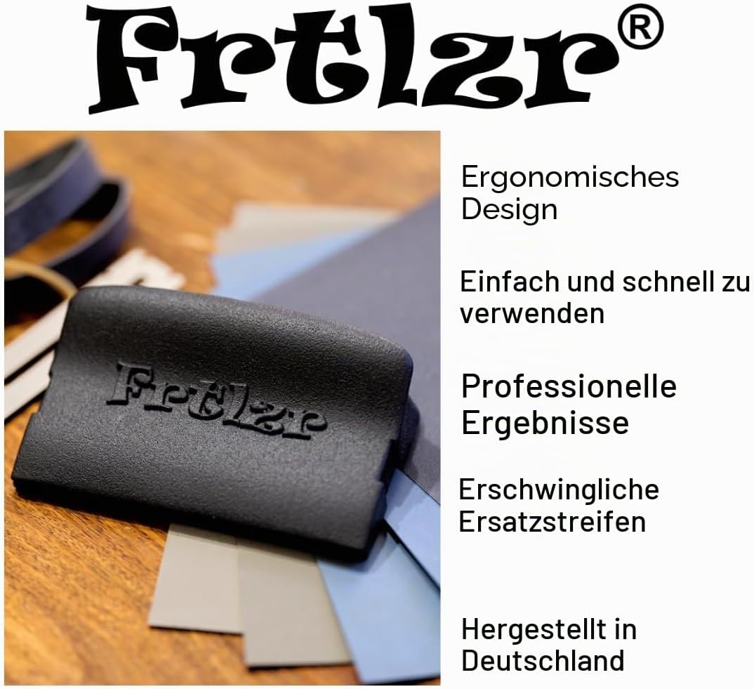 Premium Gitarrenbund-Polierset, professionelles MicroMesh-System, deutsche Herstellung, ergonomische