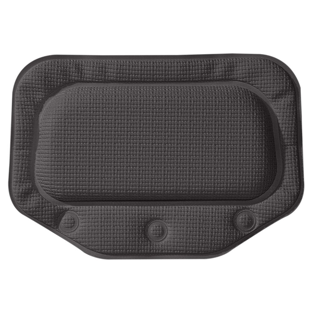 Sealskin Unilux Badewannenkissen mit Saugnäpfen, Farbe: Anthrazit, Grösse: 30x20 cm 30 x 20 cm (Rech