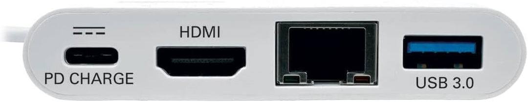 Tripp Lite U444-06N-HGU-C USB-C-Multiport-Adapter - HDMI, USB 3.0-Port, GbE, 60W PD-Charging, HDCP,