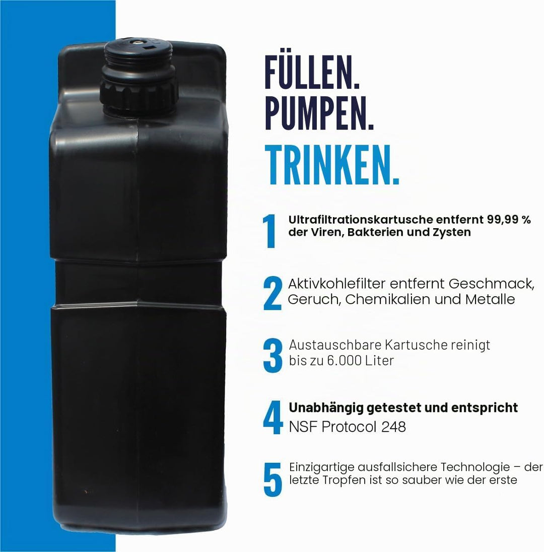 Lifesaver Systems für Campingausflüge LFJC20DBVC Kanister, dunkelblau, One Size Einheitsgrösse, Einh