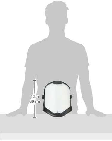 Honeywell 1011623 Bionic Gesichtsschutzschild mit Unbeschichtete Polzcarbotatscheibe Klare Linse Sin
