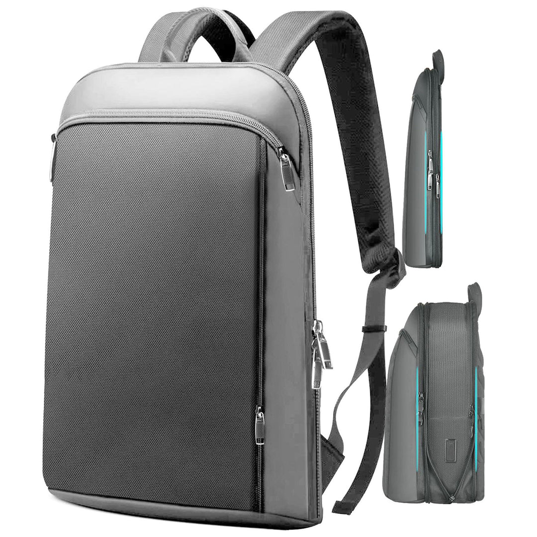 ZINZ Schlanker und Erweiterbarer 15" 15,6" 16" Laptop Rucksack, Diebstahlschutz, Business Reise Note