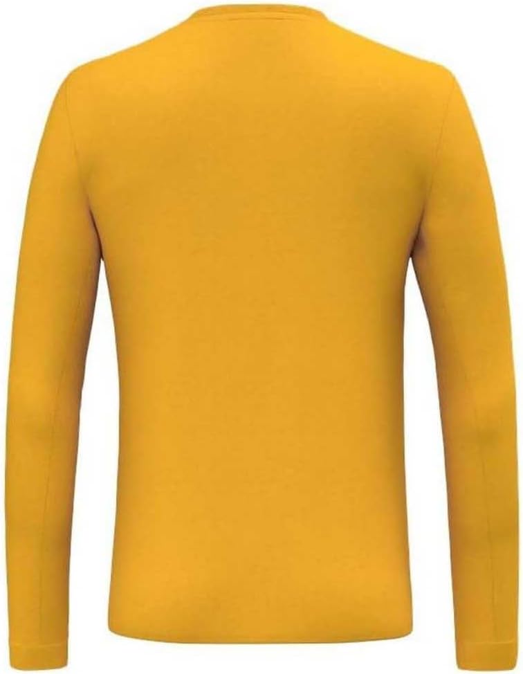 Salewa Herren Solidlogo Dry Long Sleeve Tee Men Hiking Shirt (1er Pack), XL Gold
