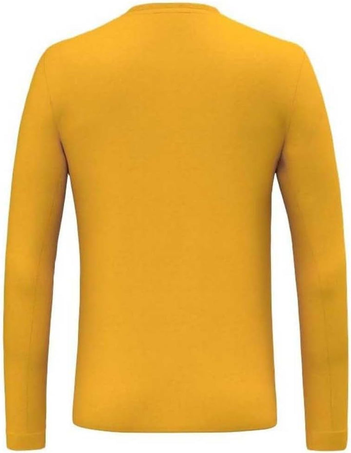 Salewa Herren Solidlogo Dry Long Sleeve Tee Men Hiking Shirt (1er Pack), XL Gold
