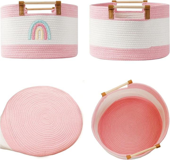 Spielzeug-Aufbewahrungsbox/-korb für Kinder, Kuscheltier-Aufbewahrungskorb für Decken, Körbe fürs Wo