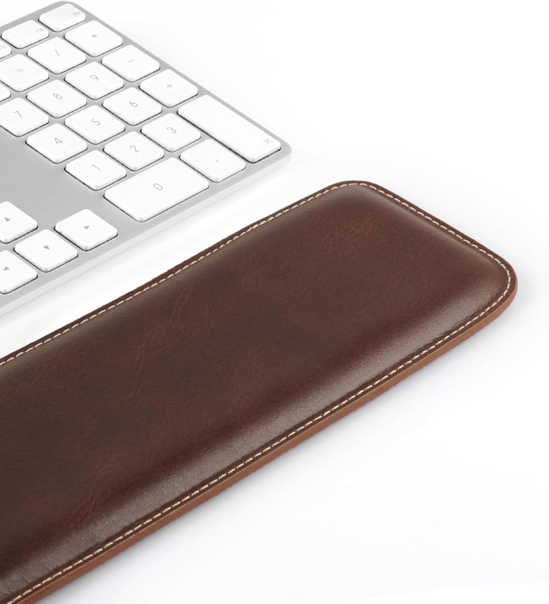 Londo Echtes Leder Tastaturpad - Premium Ergonomische Unterstützung für Komfortables Tippen bei der