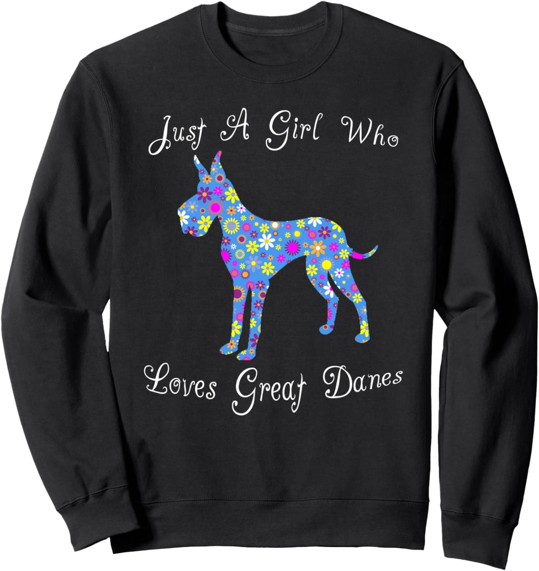 Süsse Dogge Hund inspiriert Sprüche Geschenk Frauen Sweatshirt