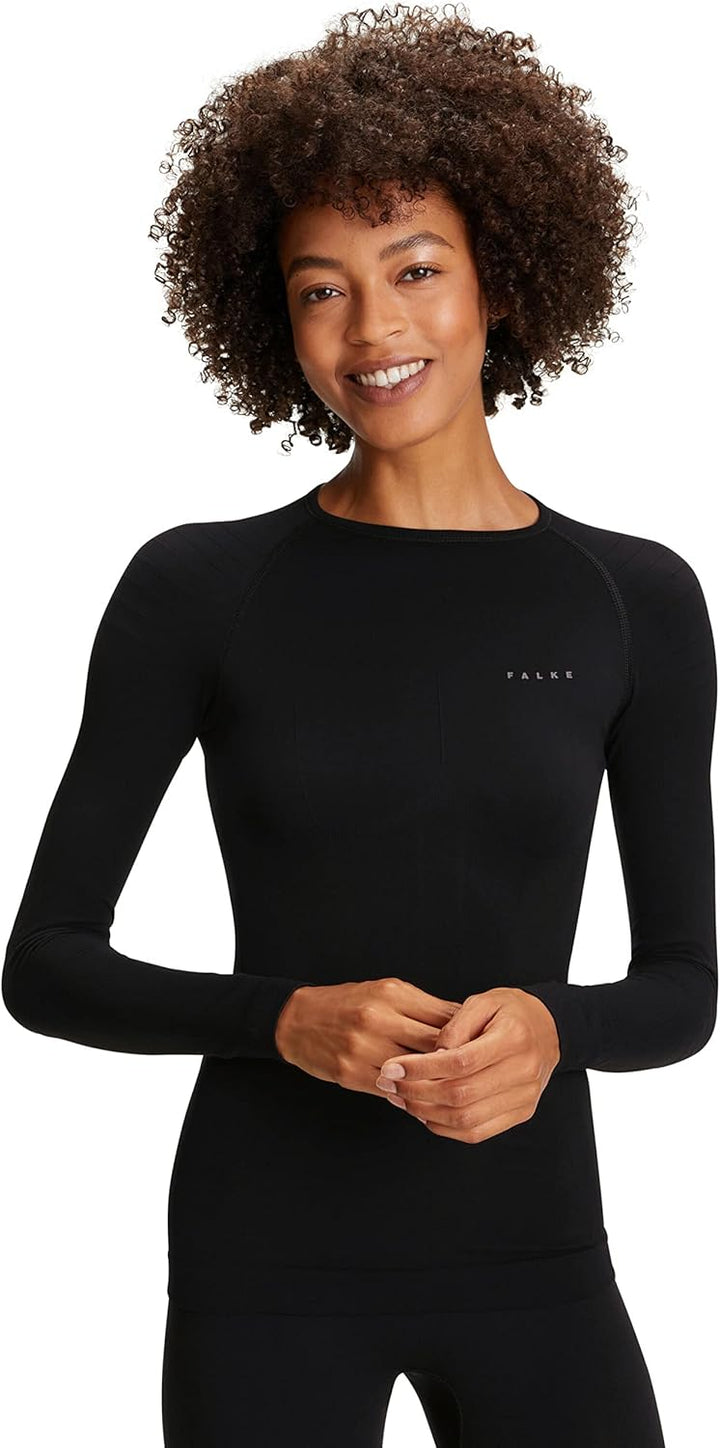 FALKE Damen Maximum Warm Round Neck Funktionsshirt Langarm kalte bis sehr kalte Temperaturen Funktio