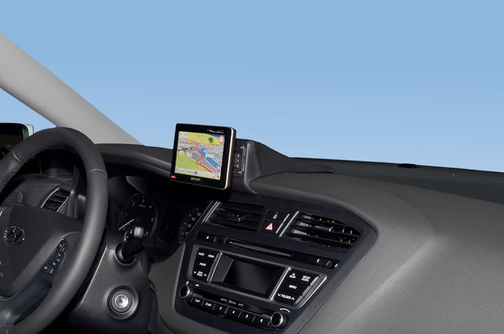 KUDA 5745 Halterung Kunstleder schwarz für Hyundai i20 GB ab 2014 bis 2018, 5745