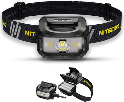 Nitecore NU35 Stirnlampe LED Wiederaufladbar - Dual Power Hybrid - LED 460 Lumen - IP66 Wasserdicht/