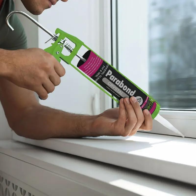 Duschrückwand Montagekleber Klebt u Dichtet Aluverbund Kunststoff PVC Montageset (Glasklar)