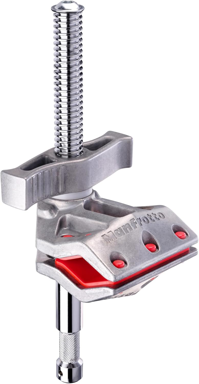 Manfrotto 3" Mittelschraubzwinge mit Backen - Hochbelastbare Mittelschraubzwinge mit Backen - 3" / 7