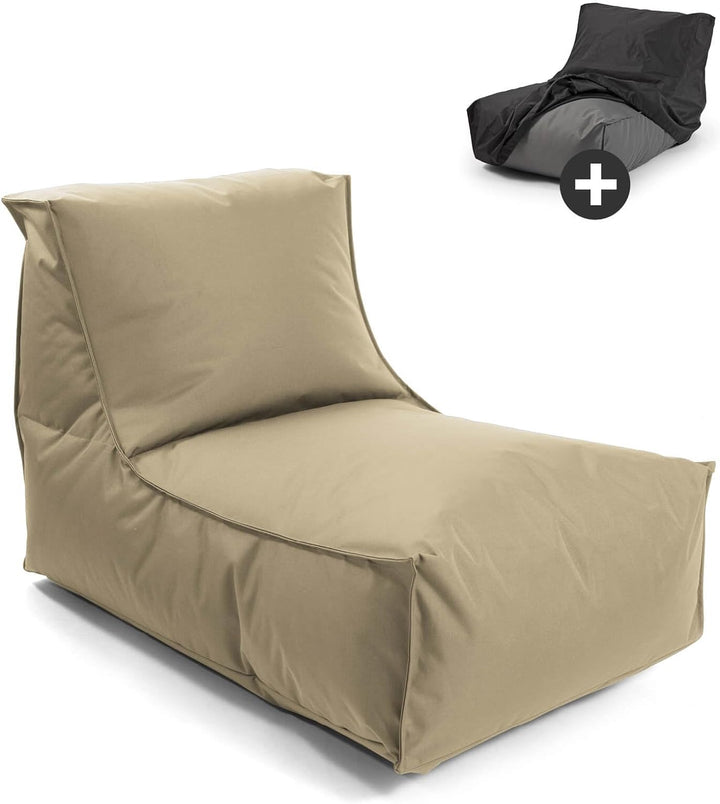 mokebo® Sitzsack mit Schutzhülle für Kinder & Erwachsene 'Der Sundowner' Bean Bag mit Füllung, Boden