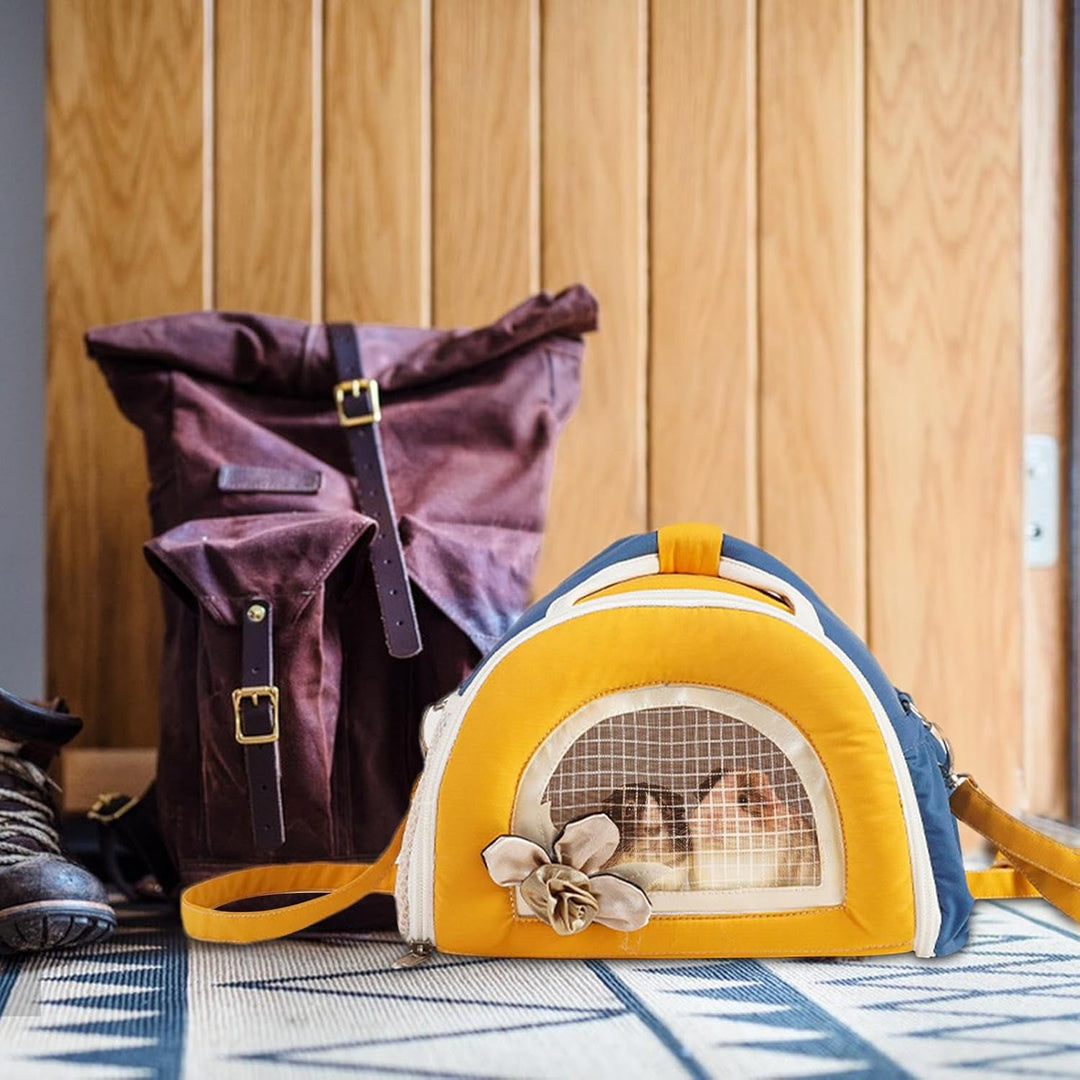 Tragetasche für kleine Katzen,Tragetasche für kleine Hunde,Kaninchen-Reisetragetasche | Meerschweinc