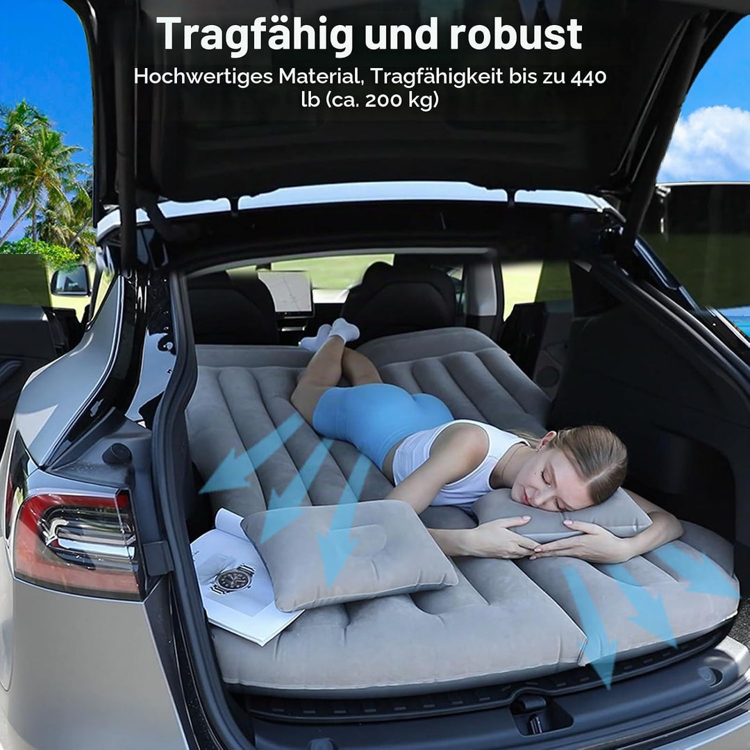 Auto Luftmatratz, SUV Matratze Kofferraum, Car Air Mattress, Faltbar Automatratzen für Camping/Reise