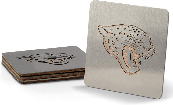 YouTheFan NFL Sportula Edelstahl-Untersetzer Jacksonville Jaguars, Jacksonville Jaguars