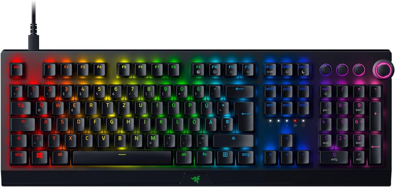 Razer BlackWidow V3 Pro (Green Switch) - Kabellose Mechanische Gaming Tastatur (Klickende Mechanisch