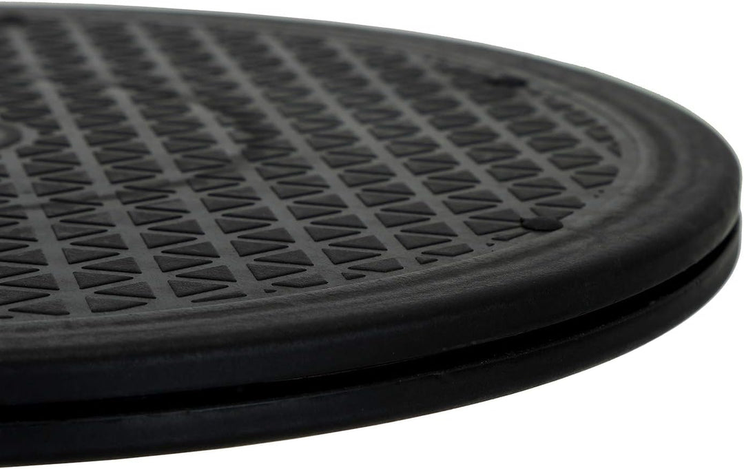 Lawei 2 Stück Drehteller Rotierende Plattenteller Lazy Susan Rund Drehplatte für TV Lautsprecher Mon