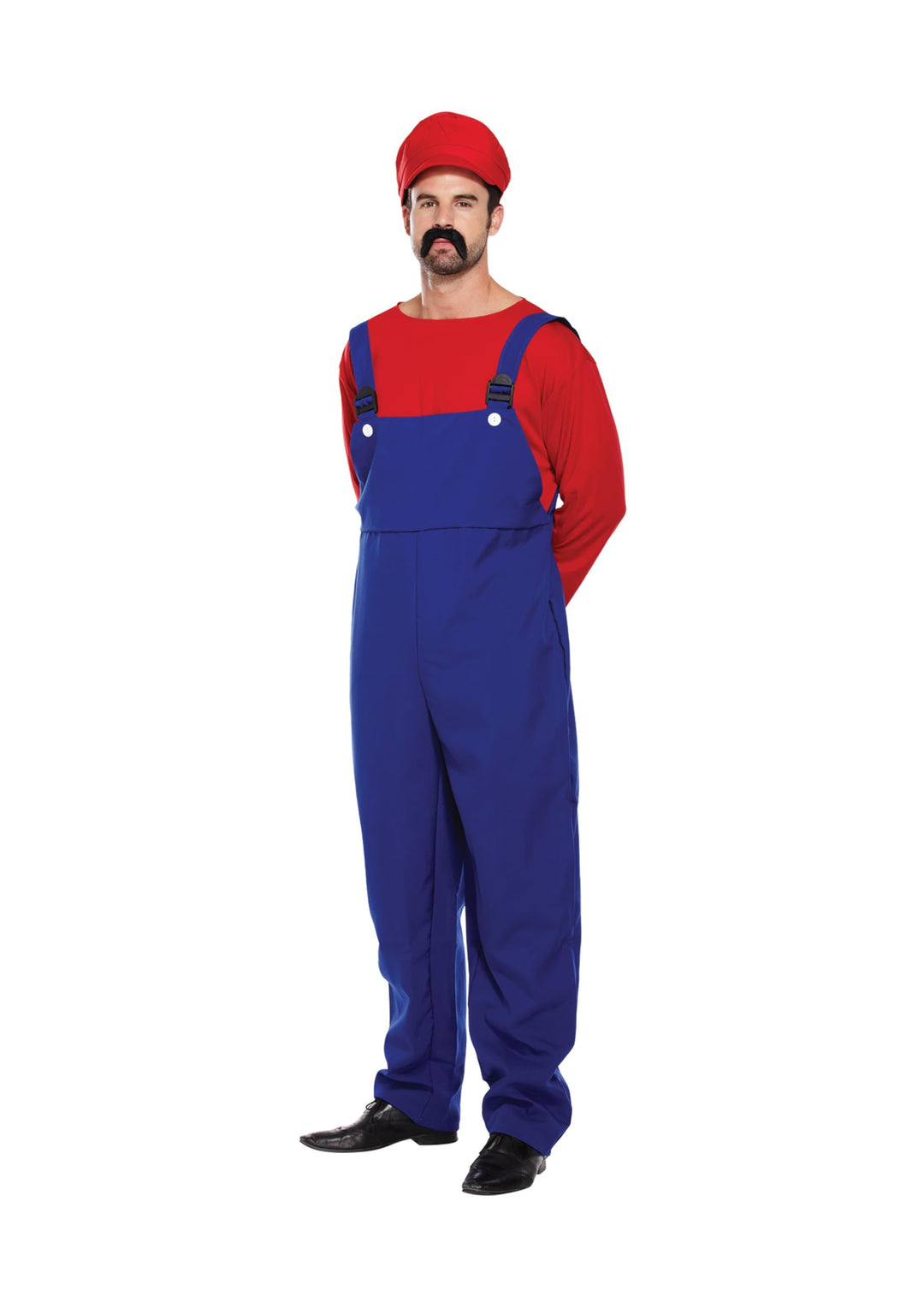 Henbrandt Super Klempner Bros Kostüm für Herren Rot, Rot