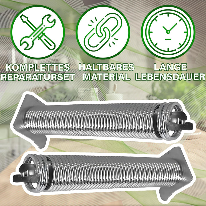Reparaturset Scharniere in Schwarz und Feder zur Montage an der Tür des Geschirrspüler mit dem Origi