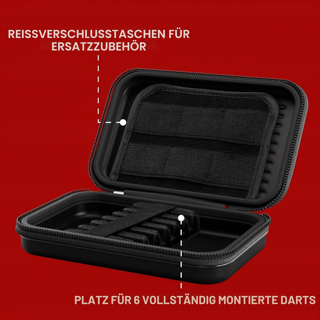 Target Darts Takoma XL Darts Case - Holds x 2 Satz Darts Brieftasche, Rot