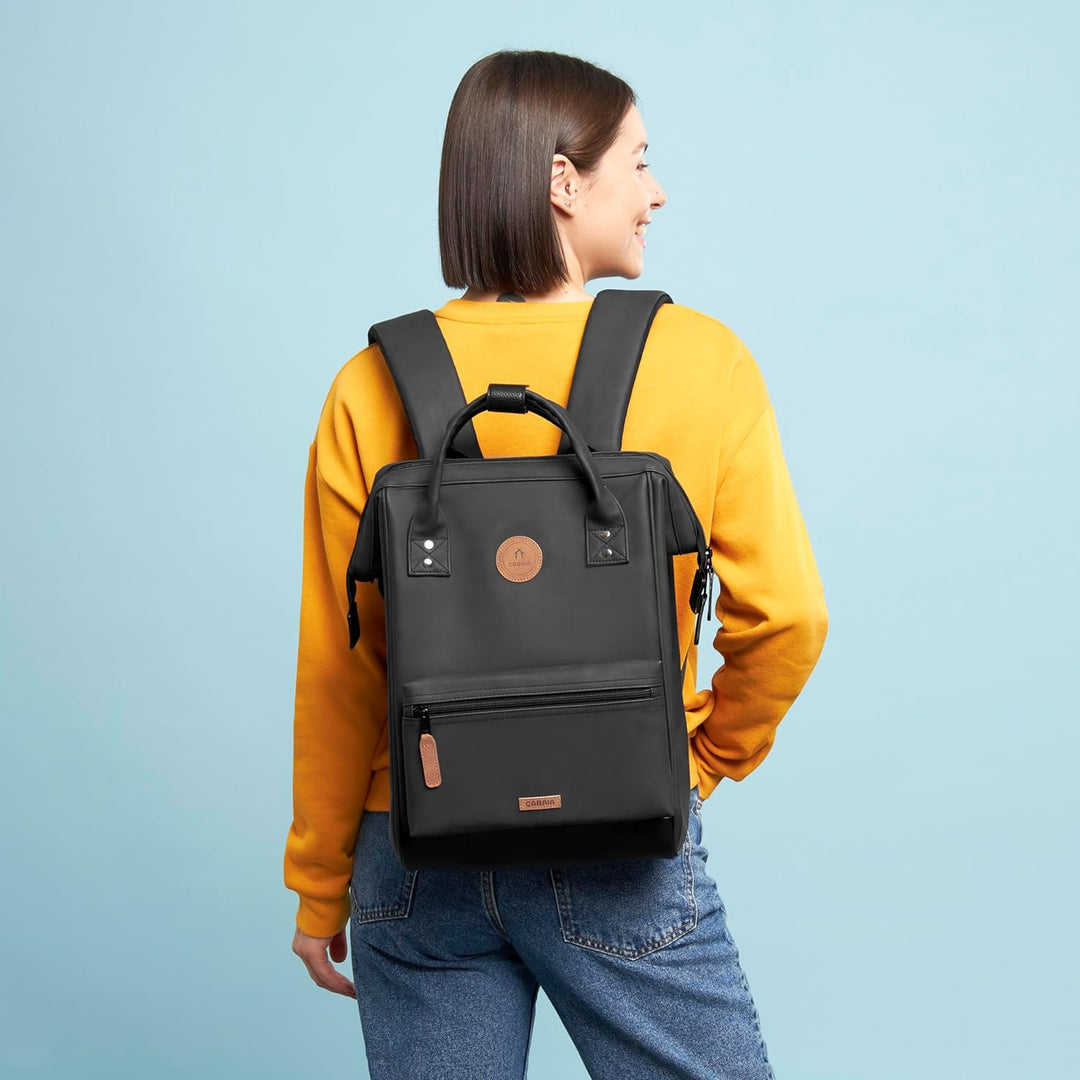 Cabaïa - Rucksack - Adventurer + 2 Vordertaschen - Wasserabweisend - Tagesrucksack - Modell Le Havre