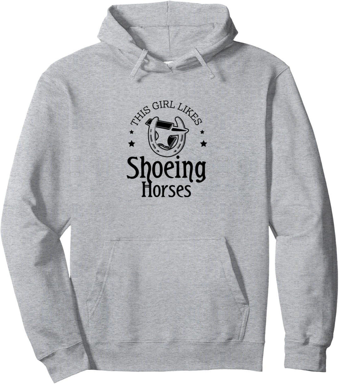 Beschlagen von Pferden Ironischer Spruch Hufschmied Pullover Hoodie