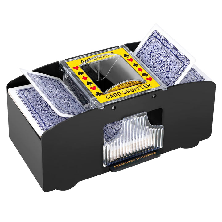 1-2 Deck Automatischer Kartenmischer, Automatischer Elektrischer Mischer für Kartenspiele, Texas Hol