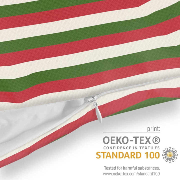 VOID Weihnachten Design gestreift Kissenbezug Kissenhülle Sofakissen Kissen Deko Weihnachten Winter